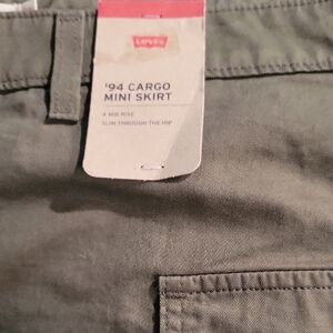 NWT LEVIS 94 Cargo Mini Skirt